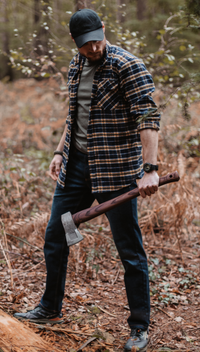 The Harbinger Flannel Shirt (Navy)