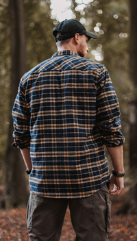 The Harbinger Flannel Shirt (Navy)