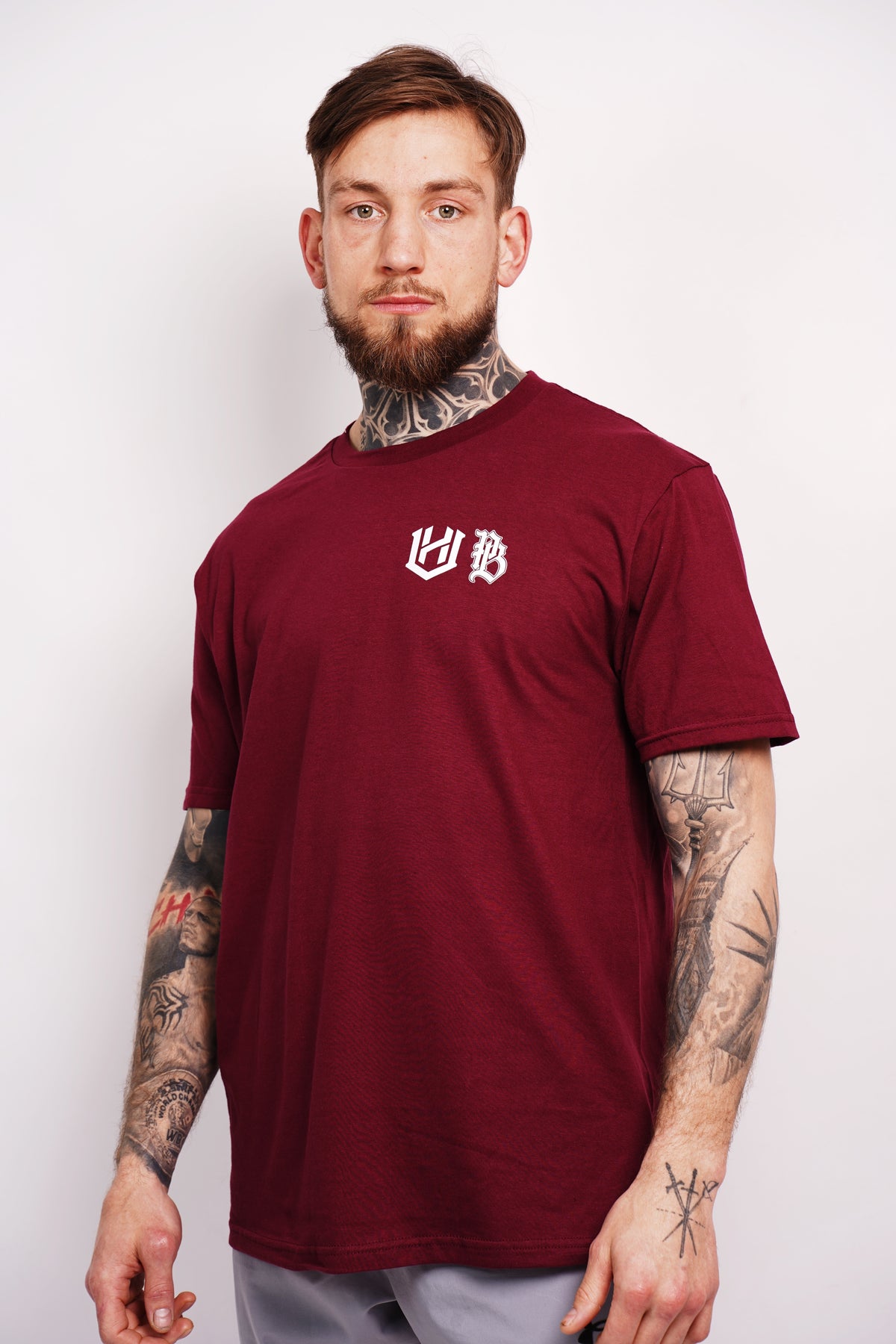 Demonic Samurai T-shirt (burgundy red)